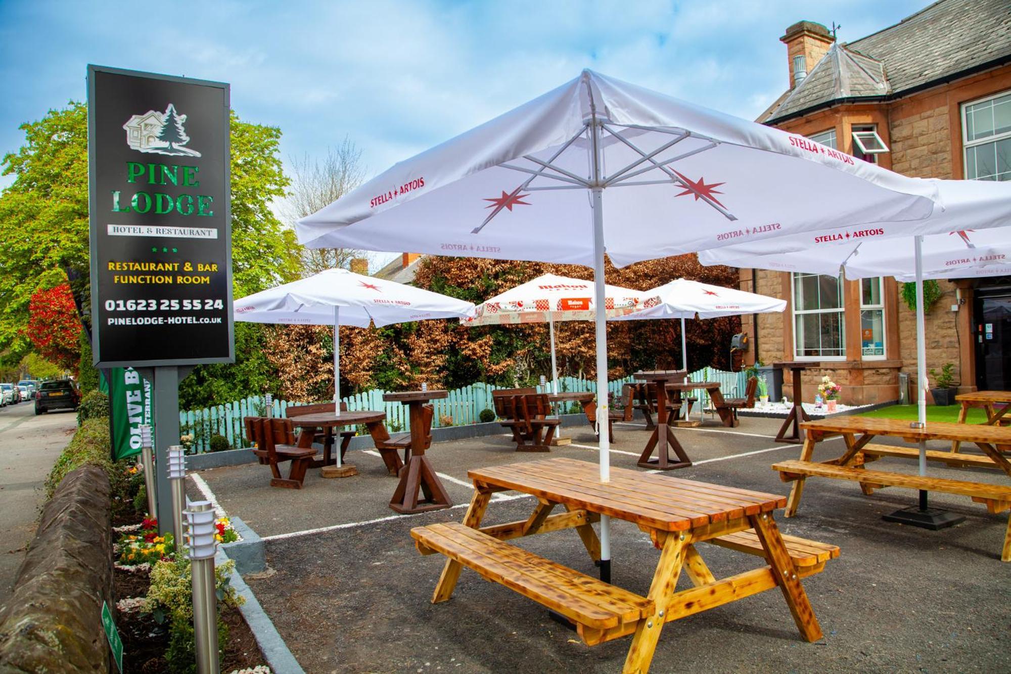 Pine Lodge Hotel & Restaurant Mansfield Luaran gambar